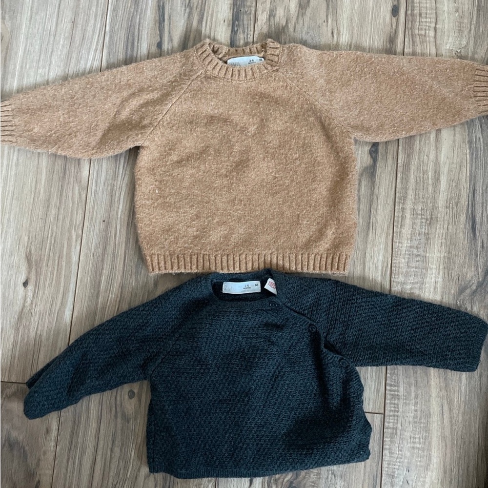 Zara 3-6 month baby sweater bundle